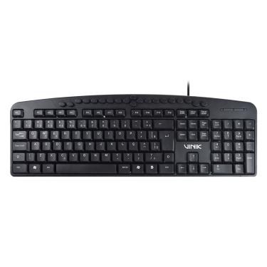 Imagem de Teclado USB Multimidia Vinik Dynamic ABNT2 Preto 1.8m