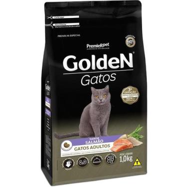 Imagem de Ração Golden Gatos Adultos Salmão 1 Kg - Premier