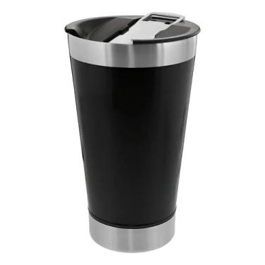 Imagem de Copo Térmico Para Cerveja Café Chá Chopp 473ml C/ Tampa Cor - Congratu