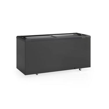 Imagem de Freezer Plano Vidro Reto Deslizante 500L GHD500LB All Black Gelopar 220V