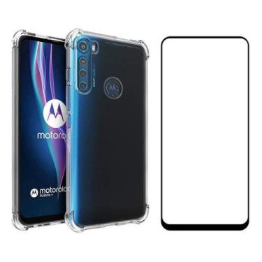 Imagem de Capa Capinha Case Tpu Motorola One Fusion Xt2073 + Pelicula 3D - Unive