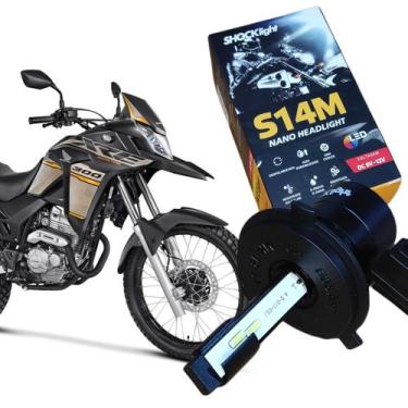 Imagem de Lâmpada Super Led Honda Xre 300 Headligth Nano S14 H4 6000k - SHOCKLIG