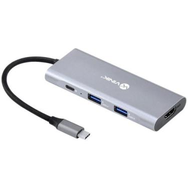 Imagem de Hub Usb Tipo C com 3 Usb 3.0 + Leitor Sd/tf - HC-7 Pct /1 - VINIK