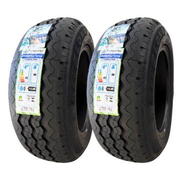 Imagem de Kit 2 PNEUs Aro 16 225/65R16C 8PR 112/110R 8 Lonas Linglong - WM COMER