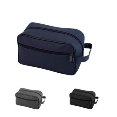 Imagem de Necessaire material sintético Com Alça Impermeável Brick Premium Grand