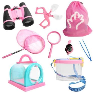 Imagem de Kit de Captura de Insetos VIESMUMU Explorador Infantil com Binóculos