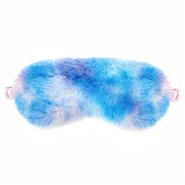 Imagem de Máscara de Sono BOHLJRUI Macia de Pelúcia Multicolorida 1