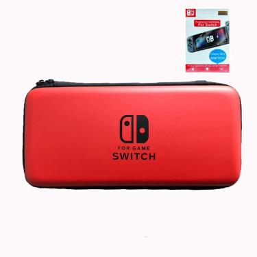 Imagem de Capa Case Estojo Nintendo Switch Console Vermelha + Pelicula