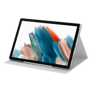 Imagem de SAMSUNG Capa para Galaxy Tab A8, capa protetora para tablet com 2 ângulos de visualização, design magnético, fina, leve, versão dos EUA, prata