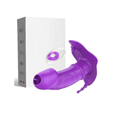 Imagem de Vibrador Portátil Controle Remoto Sem Fio 7 Modos de Vibrações Erótico Brinquedos Sexuais Para Mulher Zatla (Roxo)