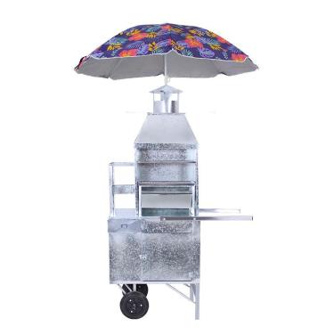 Imagem de Carrinho de Churrasco R2 70cm com Baú de Mantimentos e Caixa 67069G