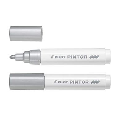 Imagem de Pincel marcador Pintor ponta média 1.4mm - prata - Pilot