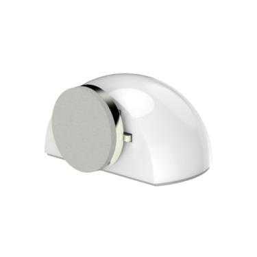 Imagem de Trava Porta Magnético Adesivo 3m Branco - Prendedor Fixador Batedor