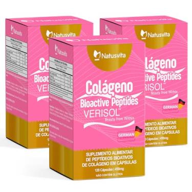 Imagem de Colágeno Verisol Puro (Kit 3 und. 360 cápsulas)