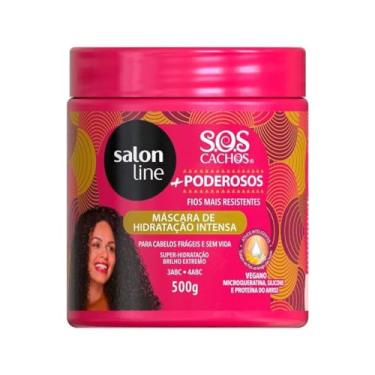 Imagem de Salon Line, Máscara Capilar, SOS Cachos, + Poderosos, Vegano - Cabelos Ondulados, Cacheados e Crespos, 500 g