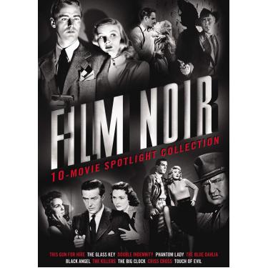 Imagem de Film Noir 10-Movie Spotlight Collection (Double Indemnity / Touch of Evil / This Gun for Hire / The Glass Key / Phantom Lady / The Blue Dahlia / Black Angel / The Killers / The Big Clock / Criss Cross)