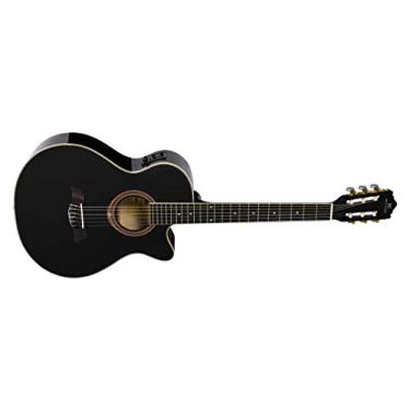 Imagem de VIOLÃO ELÉTRICO MICHAEL MINI JUMBO VMA320 BK