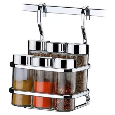 Imagem de Suporte para temperos/condimentos 7 peças cromado - Cucina Perfetta - Future
