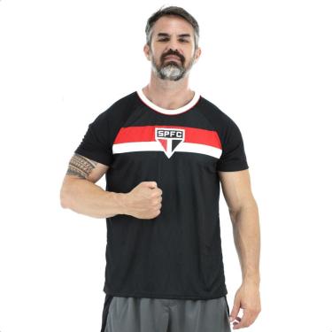 Imagem de Camisa Braziline São Paulo Pristine Preta - Masculina-Masculino