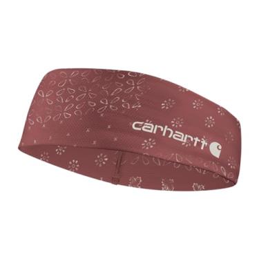 Imagem de Carhartt UP0263U Force® Faixa de cabeça masculina leve refrescante, Estampa bandana - manteiga de maçã/malte, tamanho nico