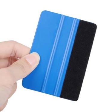 Imagem de Espatula Revestida Com Feltro Emborrachada Para Envelopamento Insulfilm | Espátula Para Aplicação De Adesivos Papel De Parede | Espátula De Feltro Anti Risco