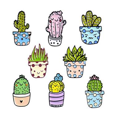 Imagem de DSADKI Broches de alfinetes esmaltados fofos estilos variados temas disponíveis broche de desenho animado alfinetes de crachá para roupas femininas, bolsas, mochilas, decoração de festa, presente de