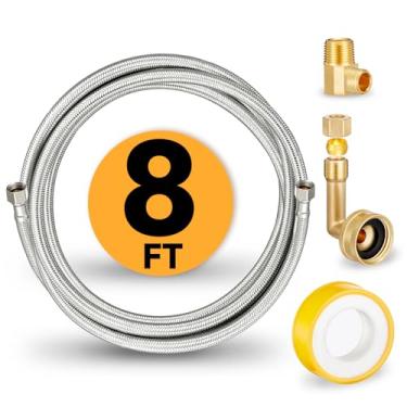 Imagem de Kit de conector de instalação de mangueira para lava-louças (20 cm)