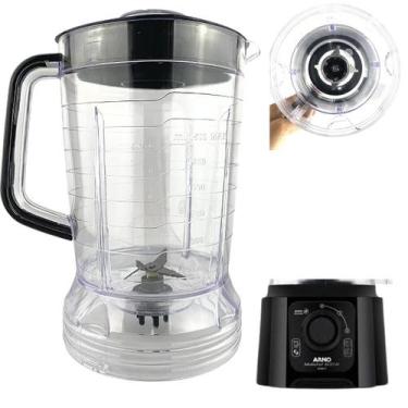 Imagem de Copo Para Liquidificador Arno Power Max 1000w Cristal Preto - Micromax