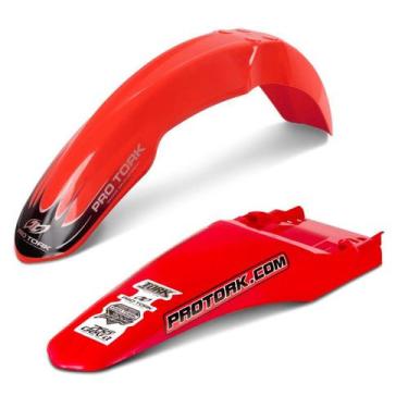 Imagem de Paralama dianteiro crf450 crf250 xr250 + paralama - PRO TORK, VERMELHO