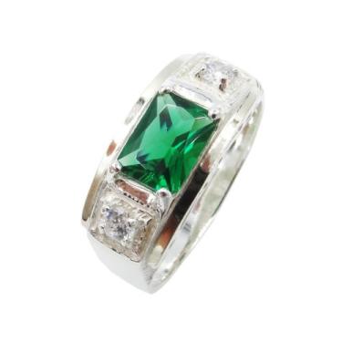 Imagem de Anel Formatura Masculino Prata 925 Aplique Ouro 12k - Maca de Prata Jo