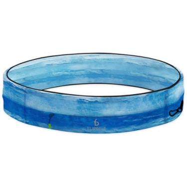 Imagem de FlipBelt Cinto de corrida com zíper, pochete para fitness e corrida, para mulheres, homens, chaves de telefone dinheiro US Company - [azul Sayram] - [grande]