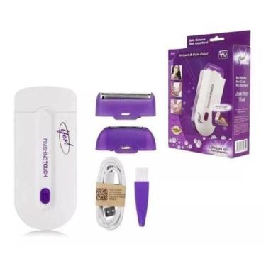 Imagem de Depilador Removedor De Pelos Feminino Facial e Corporal Sem fio Recarr
