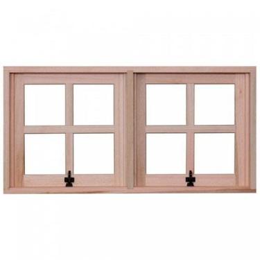 Imagem de Janela de Madeira Maxim-ar 60x120cm com Caixilho 9,4cm Ewr Mp53 Rondos