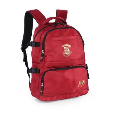 Imagem de Mochila de Costa Laptop Harry Potter Hogwarts Luxcel, Vinho