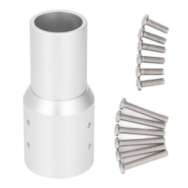 Imagem de Adaptador de Tubo de Antena, Adaptador Redutor de Mastro de Liga de Alumínio de 2 Polegadas para Mastros de TV e Satélite, Design Leve