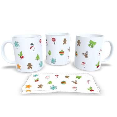 Imagem de Canecas de Porcelana Personalizadas 8 - Estampa Sublimada, Mod.168