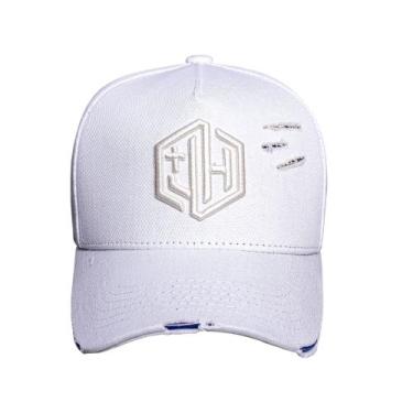 Imagem de Boné Just Heaven Strapback Destroyed Branco