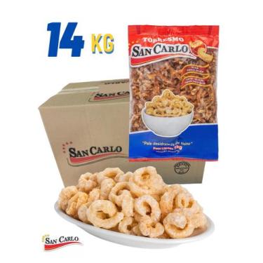 Imagem de San Carlo Caixa com 14 Unid. de Torresmo pré-frito 1kg Ideal para Even