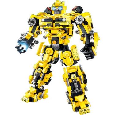 Imagem de Bloco De Montar Transformers Bumblelee 463 pçs Brinquedo - FactoryBloc