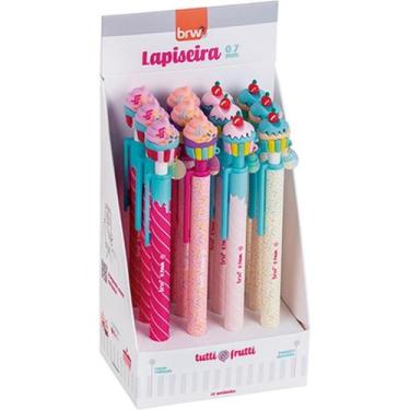 Imagem de Lapiseira 0.7MM Divertida Tutti Frutti Plástica 4 Modelos Display com 