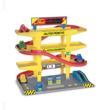 Imagem de Pista Auto Posto com 3 Andares e Acessórios - Nig Brinquedos