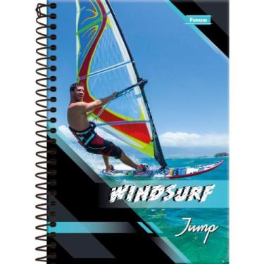 Imagem de Caderno Espiral 1/4 Capa Dura JUMP 80 Folhas Pacote com 05 Unidades - 