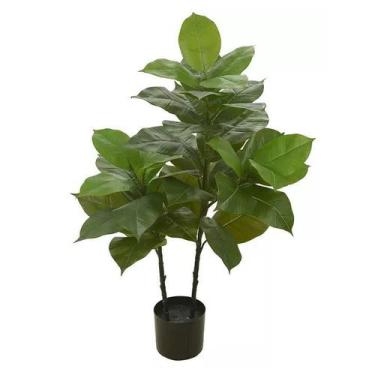 Imagem de Árvore Artificial Ficus Elástica Real Toque Verde 1m - FLORESCER DECOR
