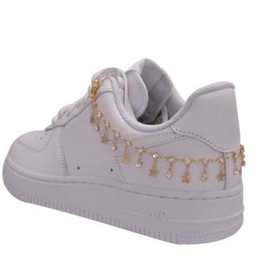 Imagem de Lilybekind Lindos pingentes de corrente de cadarço com clipes de renda, acessórios de tênis, botas, joias de decoração para mulheres e meninas, aço inoxidável, aço inoxidável