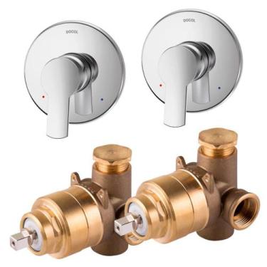 Imagem de Kit Acabamento Chess/Gali + Misturador Base Monocomando B/P Docol