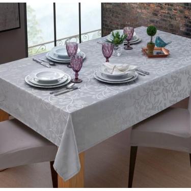 Imagem de Toalha de Mesa Quadrada 8 Lugares Mila 2,20mx2,20m Branyl
