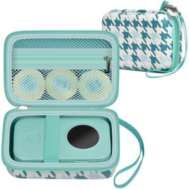 Imagem de Capa compatível com Phomemo D30 D35 M02/ M02S/ M02 para etiquetadora NELKO, para NIIMBOT para JADENS para Memoking para etiquetadora SUPVAN Suporte de armazenamento de adesivos, rolo de papel e cabo