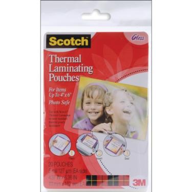Imagem de 3M Commercial Office Supply Div. Laminating Pouch, Photo, 4"X6", 20/Pk, Cl - 3M Commercial Office Supply Div. Laminating Pouch, Photo, 4"X6", 20/Pk, Cllaminating Pouches Are Designed For Use With The