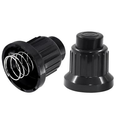 Imagem de Murtenze Pacote com 2 tampas de ignição de bateria AAA, tampas de substituição de ignição de botão com molas para fogueira a gás, churrasco, churrasqueira, gerador de faísca de churrasco, com rosca de