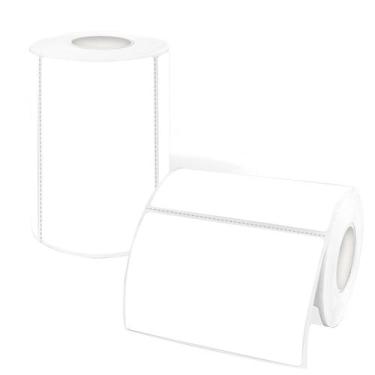 Imagem de Etiquetas Térmicas Yeachlaing 5x7,6cm - Brancas, Removíveis, 300 Unida